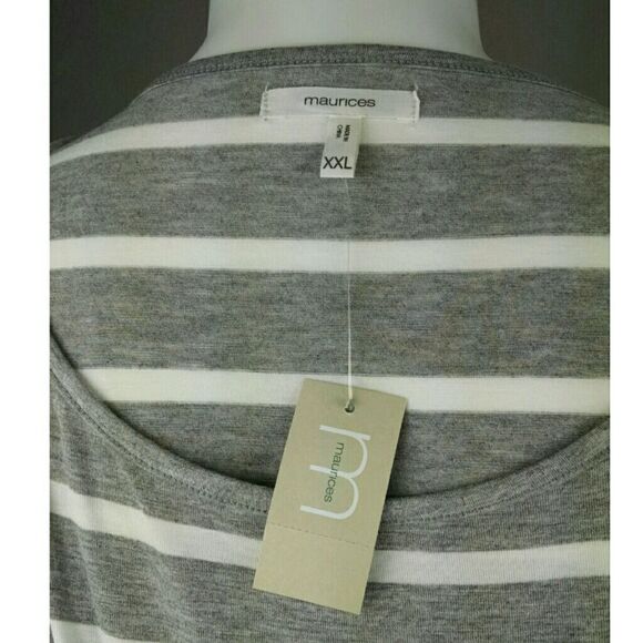 Maurices Stripe Tulip Hem Maxi Dress XXL NWT - Picture 5 of 10